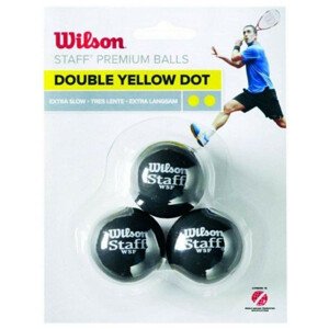 Loptička Wilson Staff Squash Yellow Dot WRT618300 jedna velikost