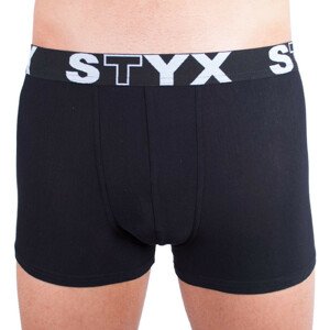 Pánske boxerky športová guma čierne (G960) - Styx XL černá