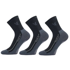 3PACK ponožky VoXX čierne (Barefootan-black) 35-38