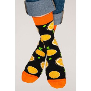 Pánske bavlnené ponožky PREMIUM SB003 oranžová 39-42