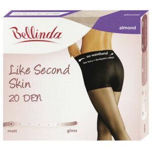Pančuchové nohavice pre pocit druhej kože LIKE SECOND SKIN 20 DEN - BELLINDA - almond S