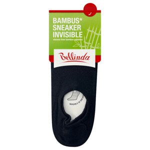 Unisex ponožky invisible BAMBUS SNEAKER SOCKS - BELLINDA - čierna 43 - 46