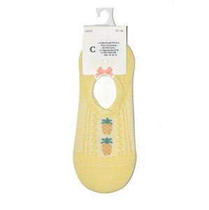 Dámske ponožky baleríny Ulpio Cosas LM18-150 Yellow Krémový 39-42