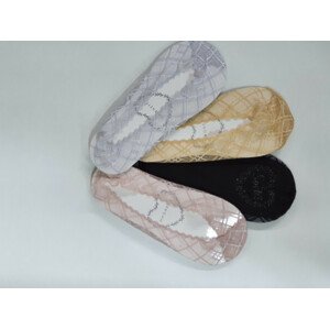 Dámske vzorované ponožky ťapky WZ.54 béžová - Magnetis 36-40 béžová