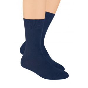 Pánske ponožky 048 tmavo modré - Steven 44-46 tmavě modrá