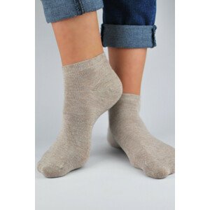 Dámske ponožky s lurexom ST022 Béžová 39-42
