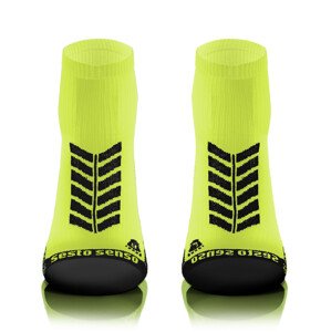 Sesto Senso krátke športové ponožky žlté 39-42