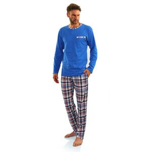 Sesto Senso Pánske pyžamo dlhé Jasiek 2243/09 modrá M