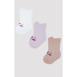 Detské ponožky Noviti SB019 Girl 0-18 mesiacov směs barev 0-6 měsíců