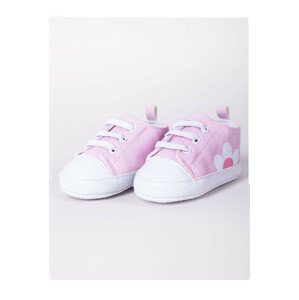 Dievčenská obuv YO! OBO-0211 Girl 0-12 mesiacov Růžová 0-6 měsíců