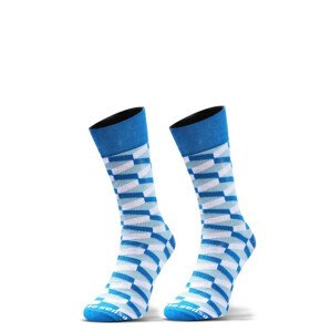 Pánske ponožky Casual men - Sesto senso 43-46 tyrkysová-bílá