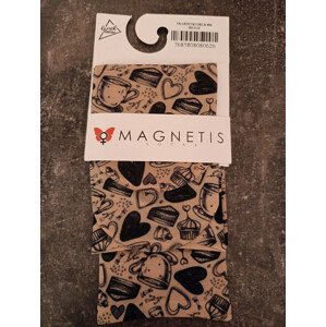 Dámske silonkové ponožky 906 - Magnetis 36-40 béžová-černá