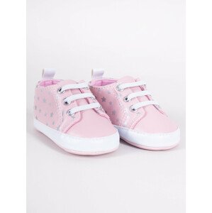 Yoclub Detské dievčenské topánky OBO-0205G-0600 Pink 0-6 měsíců