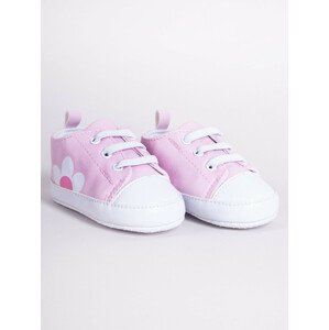 Yoclub Detské dievčenské topánky OBO-0211G-0600 Pink 0-6 měsíců