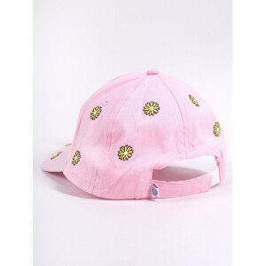 Dievčenská čiapka YO! CZD-0630 Girl Růžová 46-50 cm