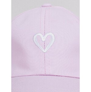 Dievčenská čiapka YO! CZD-0621 Girl světle růžová 42-46 cm