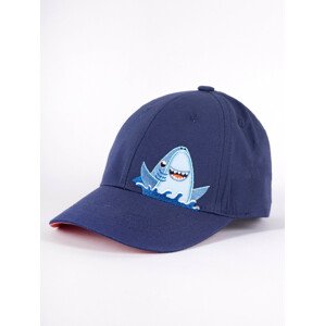 Chlapčenská čiapka YO! CZD-0626 Boy tmavě modrá 46-50 cm