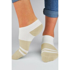 Bavlnené ponožky ST019 Béžová 23-26