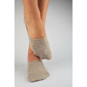 Dámske ponožky baleríny s lurexom SN014 Béžová 35-38