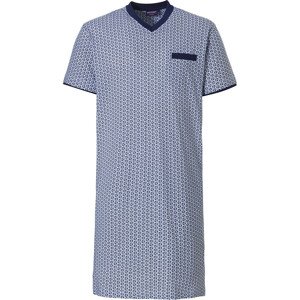 Pánska nočná košeľa 13231-616-2 tm.modrá-biela - Pastunette XL