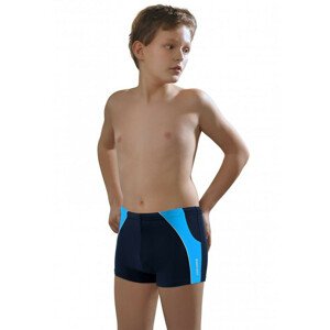 Detské plavky - boxerky Sesto Senso 636 Young tmavě modrá 134-140