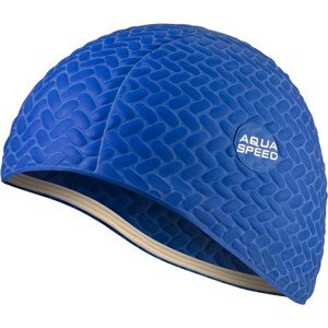 AQUA SPEED Plavecká čiapka pre dlhé vlasy Bombastic Tic-Tac Navy Blue OS