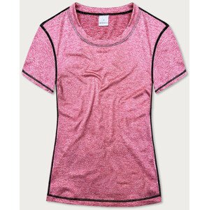 Ružové dámske športové tričko T-shirt (A-2165) Růžová S (36)