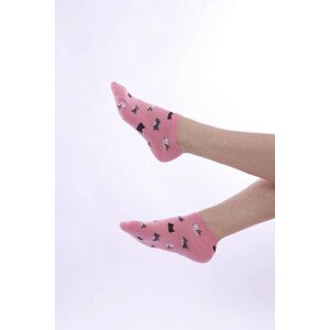 Členkové ponožky Cats ružové růžová 35/38