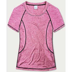 Ružové dámske športové tričko T-shirt (A-2158) Růžová S (36)
