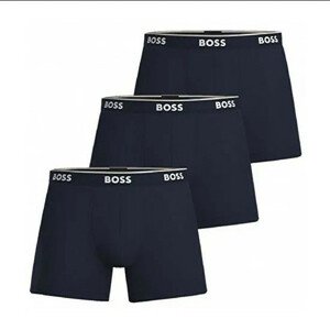 3PACK pánske boxerky Hugo Boss tmavo modré (50475282 480) XL