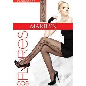 Dámske pančuchy Flores 506 - Marilyn S černá