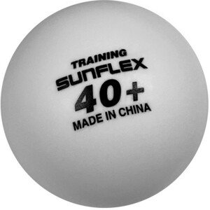 Loptička na stolný tenis Sunflex 6 ks. S20605 bílá
