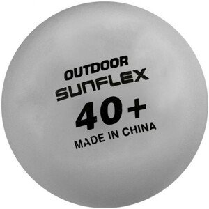 Sunflex IOutdoor loptička na stolný tenis 6 ks. S20611 bílá