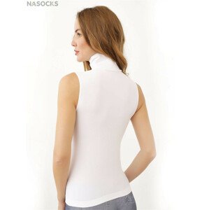 Dámske tričko bez rukávov so stojatým golierom Los Angeles basic - Intimidea L/XL bílá