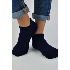Chlapčenské ažúrové ponožky SB017 tmavě modrá 35-38