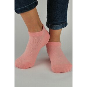 Dievčenské ažúrové ponožky SB017 losos 35-38