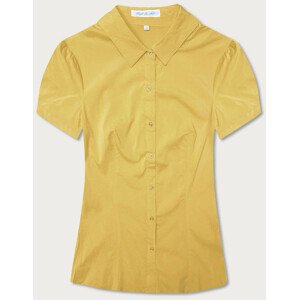 Bluzka z krótkim rękawem żółta (SSD16212D) Žlutá S (36)