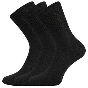 3PACK ponožky BOMA čierne (012-41-39 I) S