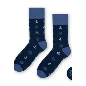 Pánske námornícke ponožky 117 tmavě modrá 44-46