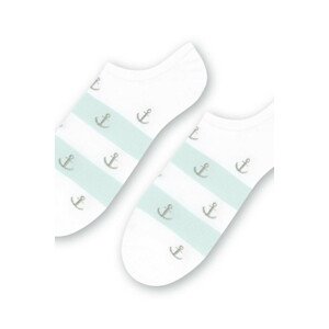 Pánske minimaliské ponožky 117 bílá 44-46