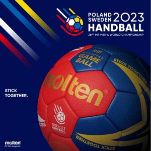 Molten handball - Oficiálna zápasová lopta - 2023 H3X5001-M3Z UNPAID
