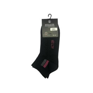 Pánske ponožky Wik 1201 Star Socks 39-46 černá 43-46
