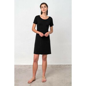 Vamp - Pohodlné dámske šaty - Syrah 18492 - Vamp black S