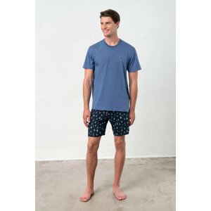 Vamp - Dvojdielne pánske pyžamo 18630 - Vamp blue sailing M