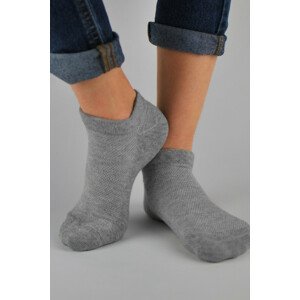Chlapčenské ažúrové ponožky SB017 šedá 23-26