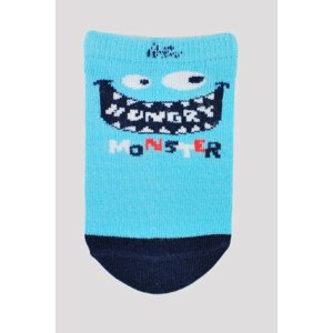 Chlapčenské vzorované ponožky ST004 modrá 31-34