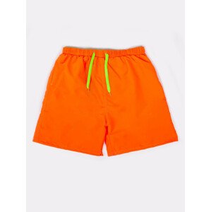 Chlapčenské plážové šortky Yoclub LKS-0037C-A100 Orange 140-146