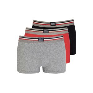 Pánske boxerky 17301733 - M70 - Jockey XL šedá,tm.modrá,červená