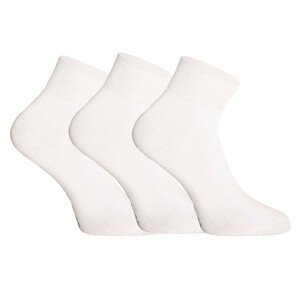 3PACK ponožky Gino bambusové biele (82004) 35-38