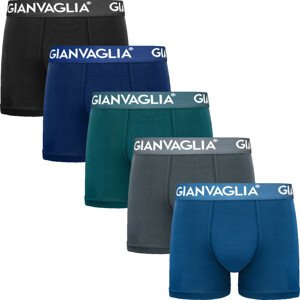 5PACK pánske boxerky Gianvaglia viacfarebné (GVG-5007) M